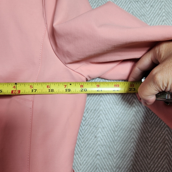 Ann Taylor Loft About S To M See Pics! Soft Pink Trench Car Coat&Hat Small Flaw - Picture 8 of 14